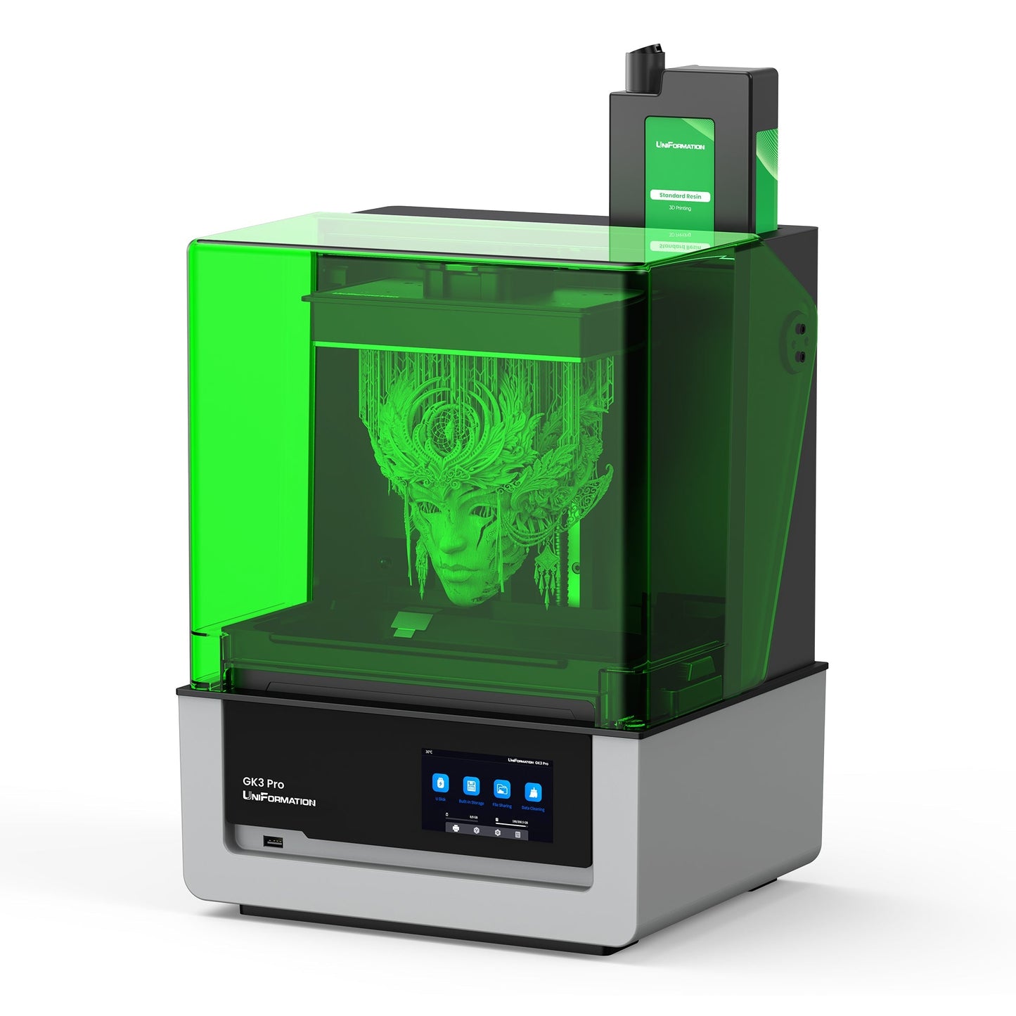 UniFormation GK3 PRO – 16K Resin 3D Printer 385nm UV SLA Industrial Grade