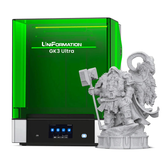UniFormation GK3 ULTRA 16K SLA Resin 3D Printer (13.5" Screen, 300 × 160 × 300 mm)
