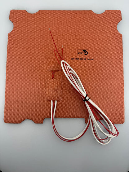 West3D Universal 120V Silicone Heater Edge-to-Edge AC Bed Heater with Thermal Switch Protection