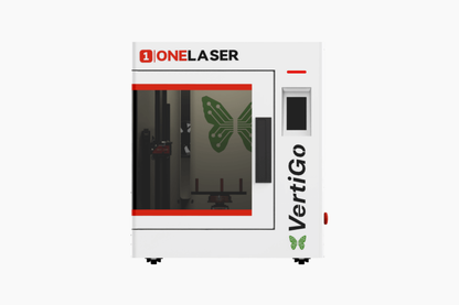 OneLaser VertiGo™ Performance 38W RF Rotary Laser Engraver for Drinkware