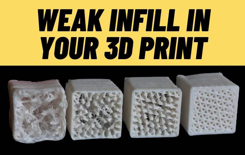 Weak Infill 3D Print